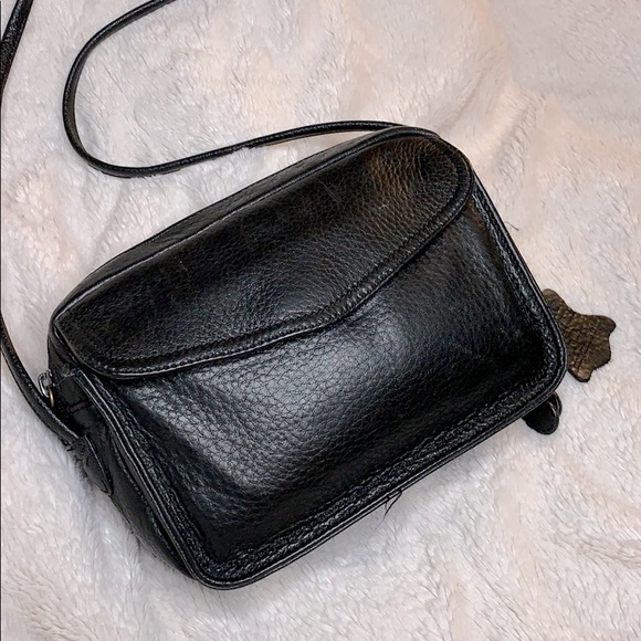 Q&A Handbags - Q&A BLACK SHOULDER BAG 14 pockets 2 zipper section